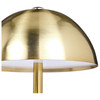 Mushroom Table Lamp Brass USB Rechargeable LED Habitat Retro Bedside Light