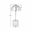 Mushroom Table Lamp Brass USB Rechargeable LED Habitat Retro Bedside Light