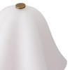 Morris Glass Table Lamp Marble Base Habitat G9 Opal Shade Open Box