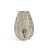 Habitat Global Fretwork Table Lamp - Polished Nickel