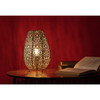Habitat Global Fretwork Table Lamp - Polished Nickel