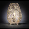 Habitat Global Fretwork Table Lamp - Polished Nickel