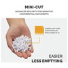 8 Sheet Mini Cut Paper Shredder DIN P-4 Fellowes LX41 17L Credit Card Open Box