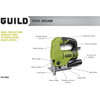 710W Variable Speed Jigsaw Guild Pendulum Action 85mm Cut No Blade