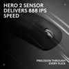Logitech G PRO X Superlight 2 Wireless Gaming Mouse Black HERO 2 44K DPI Lightspeed