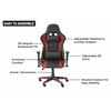 X Rocker Alpha eSports Gaming Office Chair Red Adjustable Swivel Tilt Lumbar Support