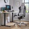Office Gaming Chair Fabric Adjustable Swivel X Rocker Alpha Grey