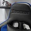 Office Gaming Chair Adjustable Swivel X Rocker Alpha eSports Blue
