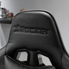 Gaming Chair X Rocker Alpha Esports Black Repaired No Armrests Used