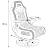 Gaming Chair X Rocker Adrenaline 2.1 Bluetooth RGB No Power Supply Used