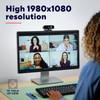 Webcam 1080p Full HD Trust Tanor USB Built In Microphone Privacy Shutter Black