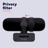 Webcam 1080p Full HD USB Trust TANOR PC Laptop Camera Microphone Privacy Black