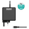 USB-C 65W Laptop Charger Port Connect UK Power Supply Fast Charging Type-C