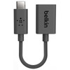 Belkin USB-A to USB-C Adapter 3.0 Fast Charge Data Sync 0.15m Black