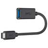 Belkin USB-A to USB-C Adapter 3.0 Fast Charge Data Sync 0.15m Black