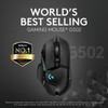Logitech G502 HERO Wired Gaming Mouse Black Marked Gamer Raged