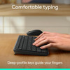 Logitech MK250 Bluetooth Wireless Keyboard Black Open Box