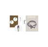 Shower Hose 1.5m Universal Stainless Steel Chrome Anti Kink Habitat Bathroom