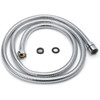 Shower Hose 1.5m Universal Stainless Steel Chrome Anti Kink Habitat Bathroom