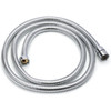 Shower Hose 1.5m Universal Chrome Stainless Steel Anti Kink Habitat Bathroom