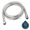 Shower Hose 1.5m Universal Chrome Stainless Steel Anti Kink Habitat Bathroom