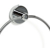 Towel Ring Wall Mounted Chrome Metal Bathroom Hand Towel Holder Habitat Modern