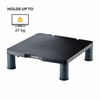 Monitor Stand Riser Adjustable Desktop Fellowes 21 Inch PC Screen 27kg Black