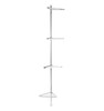 Shower Caddy Corner Pole Bathroom Organiser 4 Tier Adjustable Chrome Habitat 2.5m