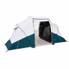 4 Person Blackout Tent Decathlon Arpenaz 4.2 Fresh Black 2 Room Family Camping