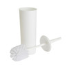 Bathroom Accessory Set 4 Piece White Bin Toilet Brush Soap Dispenser Habitat