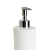 Bathroom Accessory Set 4 Piece White Bin Toilet Brush Soap Dispenser Habitat