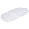 Bath Mat Non Slip Clear PVC Pebble Suction Cups Shower Bathroom Habitat Anti Slip