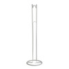 Toilet Roll Holder Freestanding Grey 5 Roll Storage Stand Bathroom Steel Metal