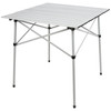 Camping Table Folding Aluminium 70x70cm Portable Slatted Top Picnic BBQ Carry Bag