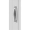 Bathroom Corner Cabinet Wall Mounted White Storage Cupboard 55x35cm MDF