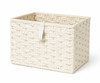 Storage Baskets Set of 3 Woven White Bathroom Bedroom Organiser Boxes