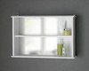 Bathroom Wall Cabinet White Storage Cupboard Shelf Habitat 55x36cm MDF No Doors