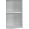 Bathroom Wall Cabinet White Storage Cupboard Shelf Habitat 55x36cm MDF No Doors