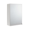 Bathroom Cabinet Mirrored Wall Mounted Storage Shelf Habitat Prime 50x34cm MDF