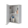 Bathroom Cabinet Mirrored Wall Mounted Storage Shelf Habitat Prime 50x34cm MDF