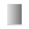 Bathroom Cabinet Mirrored Wall Mounted Storage Shelf Habitat Prime 50x34cm MDF