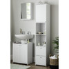 Bathroom Cabinet Mirrored Wall Mounted Storage Shelf Habitat Prime 50x34cm MDF