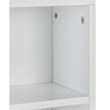 Bathroom Cabinet Mirrored Wall Mounted Storage Open Shelf Habitat 52x45cm MDF