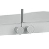 Bathroom Cabinet Mirrored Wall Mounted White 2 Door Storage Habitat Prime 60cm