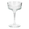 Champagne Coupe Glasses Set of 4 260ml Cocktail Prosecco Art Deco Habitat Glass