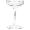 Champagne Coupe Glasses Set of 4 260ml Cocktail Prosecco Art Deco Habitat Glass