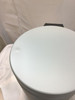 Bathroom Bin 3L Pedal Soft Close Matt Grey Metal Step Waste Bin Removable Liner