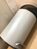 Bathroom Bin 3L Pedal Soft Close Matt Grey Metal Step Waste Bin Removable Liner