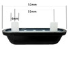 Toilet Seat Buffers Bumpers Replacement Shock Proof Black Plastic 6 Pack