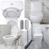Toilet Seat Buffers Bumpers Replacement Noise Dampening Grey Plastic 6 Pack WC